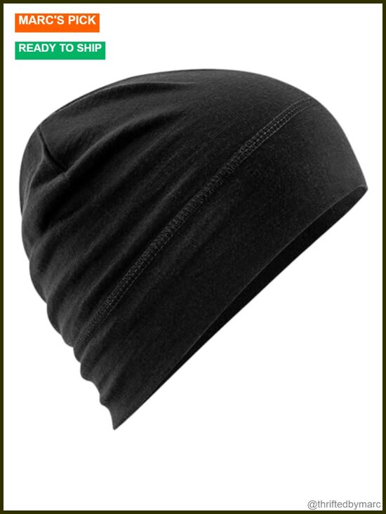 Merino Wool Beanie Hat - Warm, Quick-Dry, Unisex Skullie main image 5